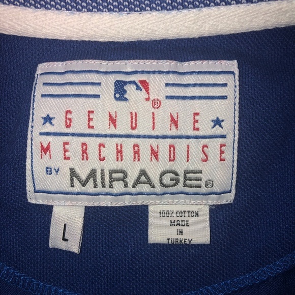 LA Dodgers MLB Blue Collared Tee Shirt Top ((size Large)) - Picture 6 of 7